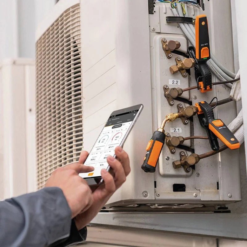 549i/115i مقياس رقمي متعدد التبريد قياس ضغط الهواء لمجموعة قياس مشعب المبردات 2 قطعة أداة تحقيقات المشبك