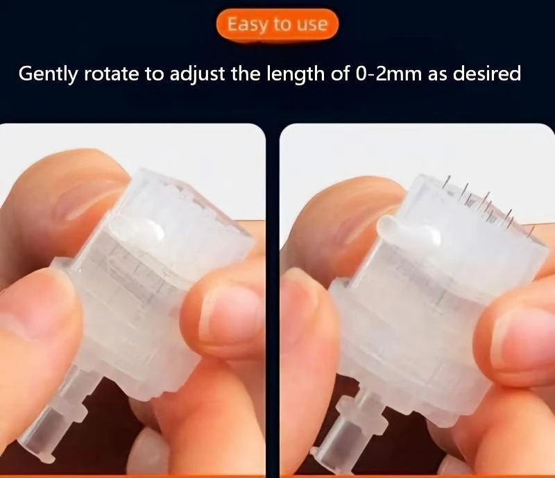 32G 1box 21pcs  Korea syringe connector screw multi 9pin independent packaging blunt cannula