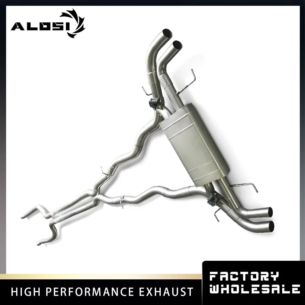 Intelligent Valve cat Back Exhaust For BMW M760 750 G12 2019-2022 High Performance Exhaust Modification Perfect Installation