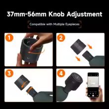 Svbony SC002 WiFi Camera, Digiscoping Camera Compatible with SV28 SV41 Pro Spotting Scope SV202 Binoculars for Bird Watching