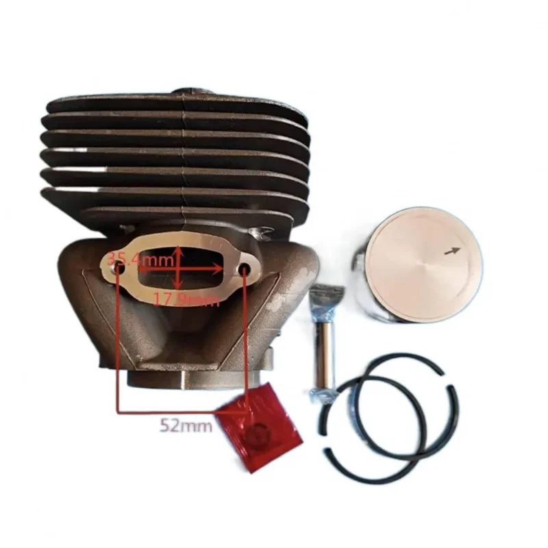 Fushihua K1270 119cc 톱니 없는 톱 레일 기계, 소방 절단 톱 실린더 피스톤 키트 액세서리에 적합