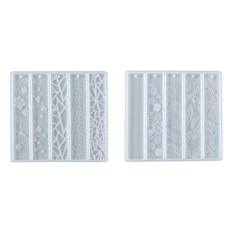 P9FE DIY Lesezeichen-Harzform, Lesezeichen-Silikonformen, Schmuck-DIY-Handwerk, transparente Formen – Detail 7