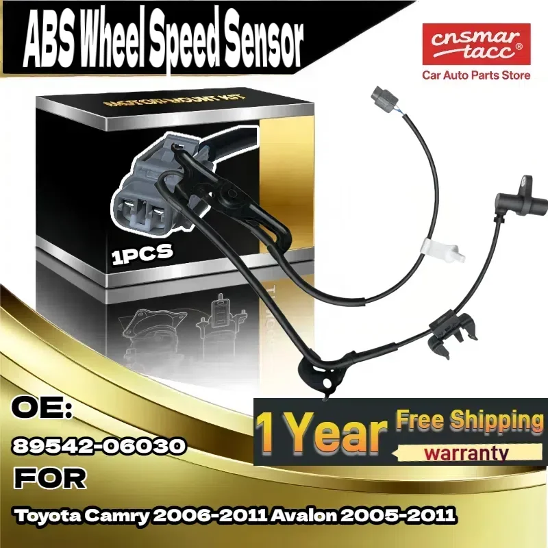 

Auto Front Right ABS Wheel Speed Sensor 8954206030 89542-06030 for Toyota Camry 2006-2011 Avalon 2005-2011