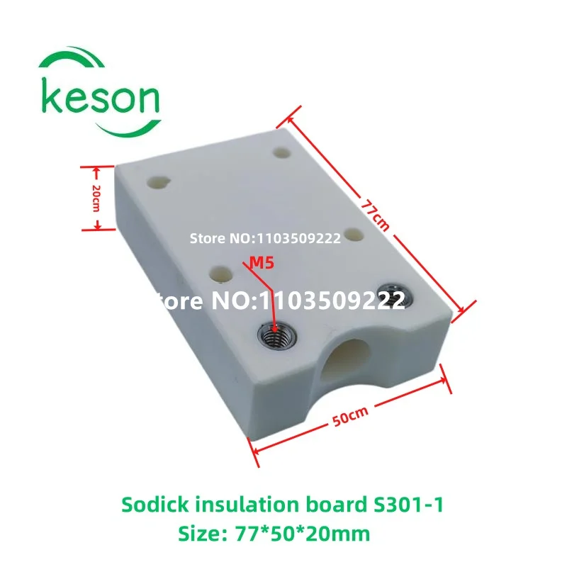 

Isolator Plate Ceramic S301 3085759 Insulation Board for Sodick wire cut EDM Machine