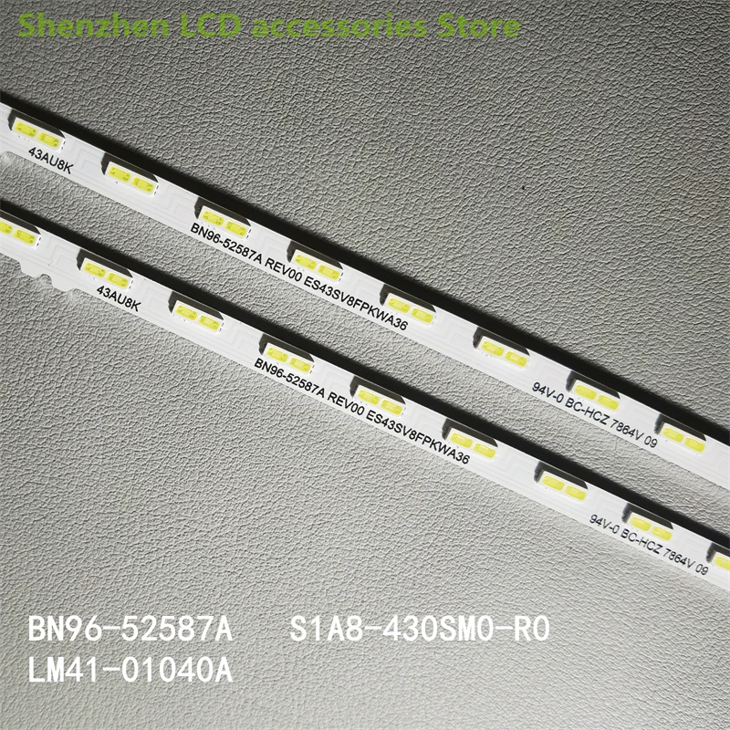 Striscia di retroilluminazione a LED 36LED per Samsung UA43AU8000 muslimate S1A8-430SM0-R0 UE43AU9000U UE43AU9000 muslimate CY-SA043HGAV1V