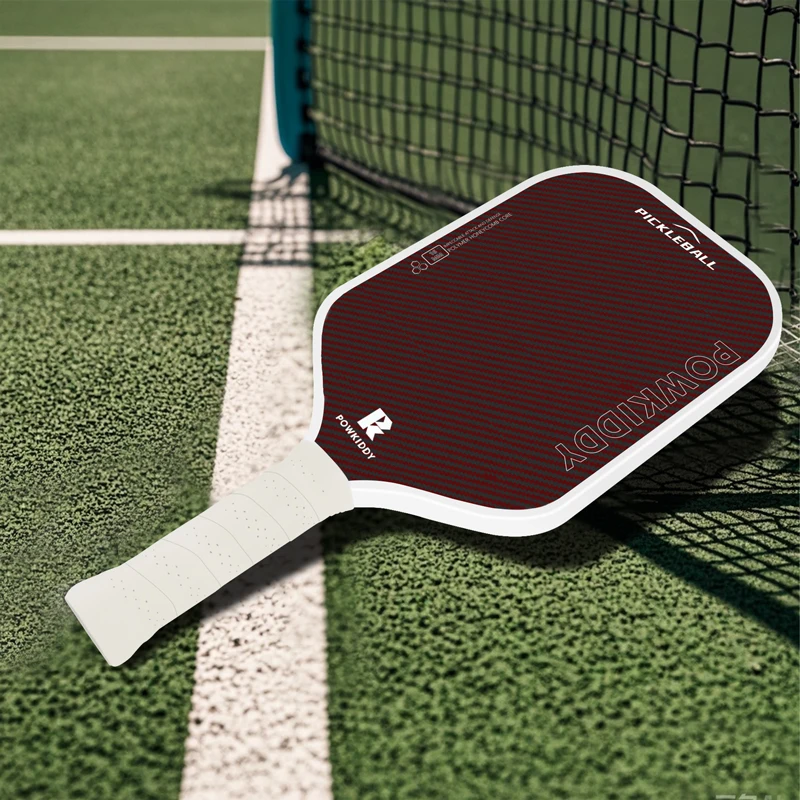 

Pickleball Paddle Kevlar T700 Carbon Fiber with16mm Shark Power Polymer Core The Pickleball Rackets Designed for Ultimate Spin