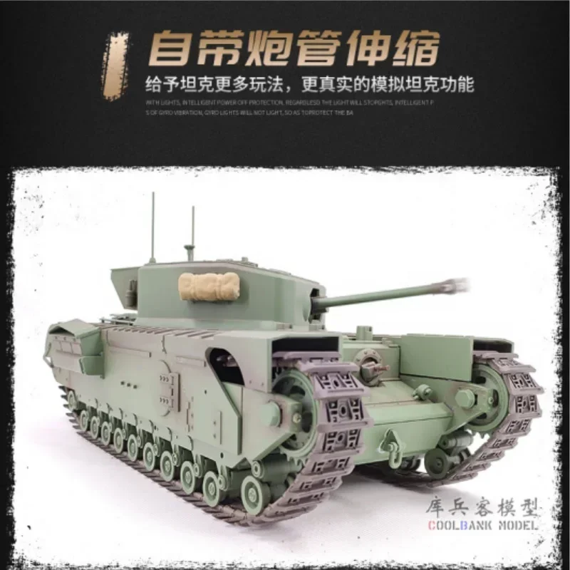 

Churchill C2310 1:16 Remote-Controlled Tank Garage Soldier Passenger Full Scale Electric Rc Tank Children'S Military Model Toy