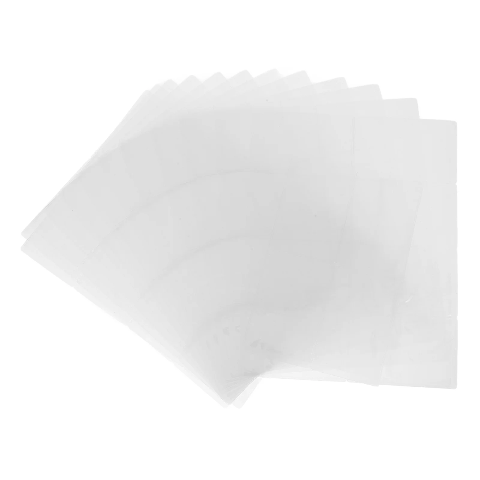 100Pcs Card Storage Sleeve Clear PVC Card Protector for Credit Business Insurance Game Cards Organizer Cards Sleeves
