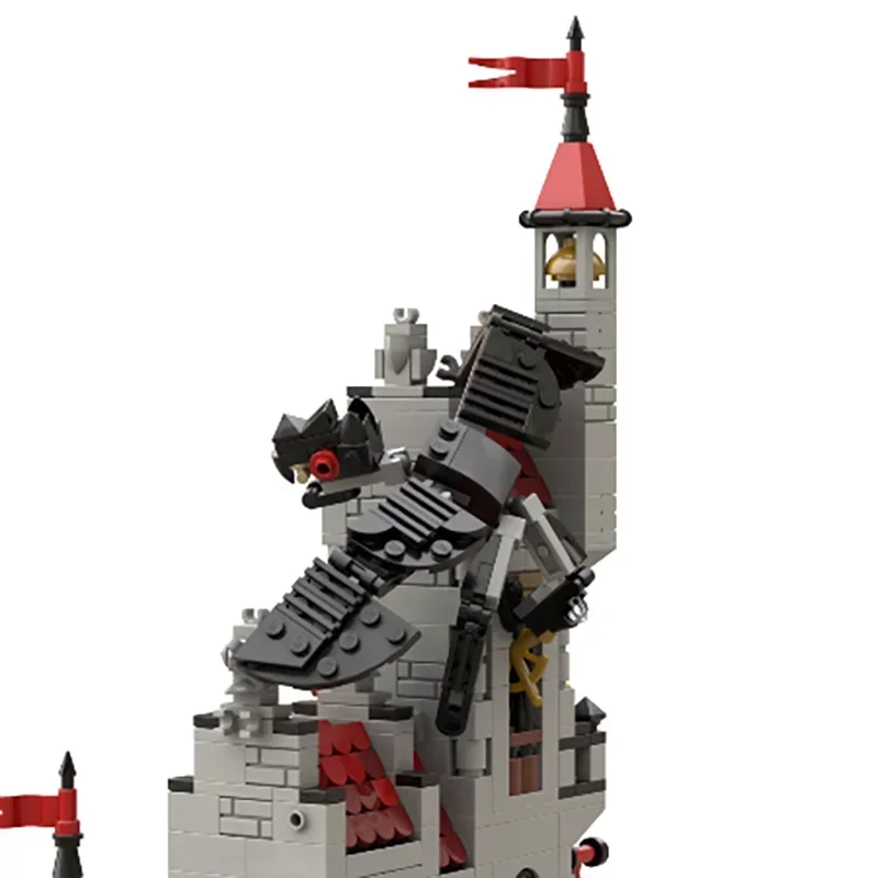 Medieval Castle Model Moc Building Blocks Fright Knights Manor Model Technology Brick DIY Assembly Construction Toy Gifts