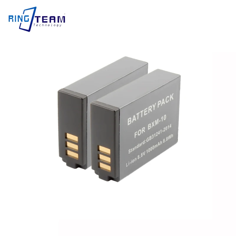 ก้อนแบตเตอรี่1000mAh BXM-10 BXM10สำหรับแบตเตอรี่กล้องมิเรอร์เลส YI-M1 Xiaoyi