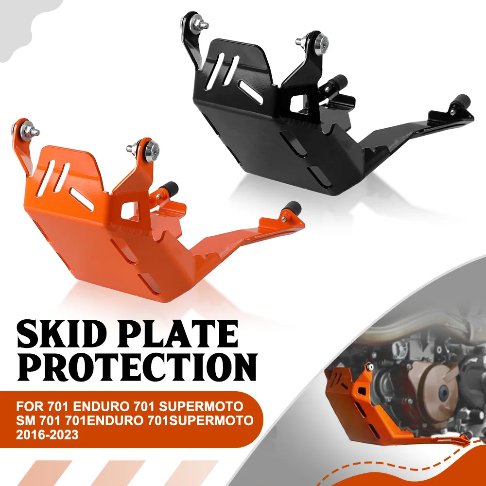 For HUSQVARNA 701 SM Enduro Supermoto 701 2016-2017-2018-2019-2020-2021-2022-2023 Skid Plate Belly Pan Engine Housing Protection