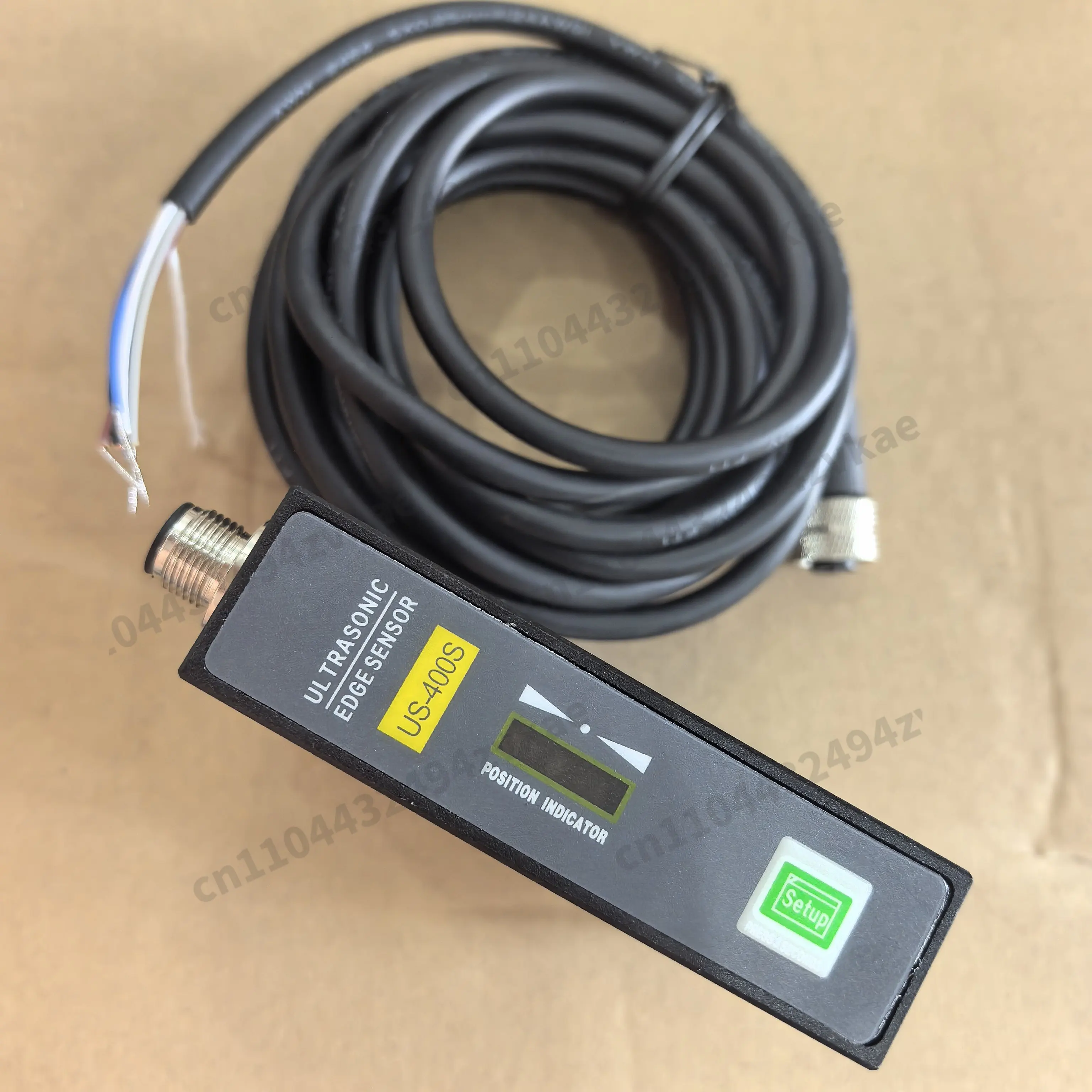 US-400S Ultrasonic Edge Sensor EPC Web Guide Sensor 0-5V NPN DC12V ±0.05mm