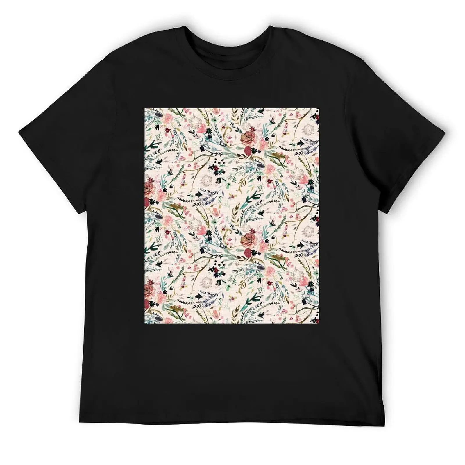 

Fable Floral T-Shirt basketball graphic tees customs sweat heavy weight t shirts for men