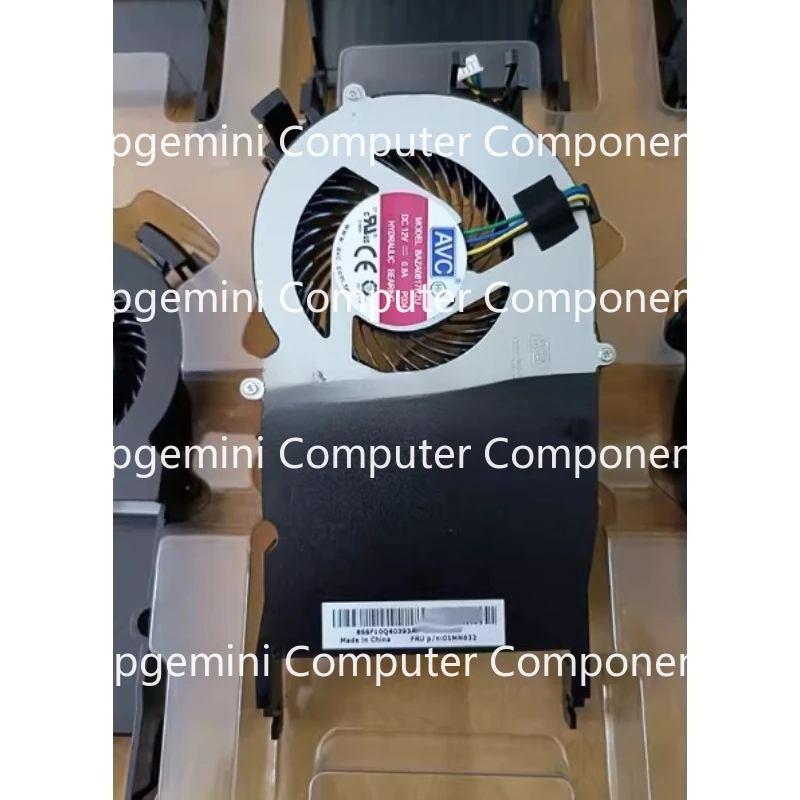 N  For Lenovo Tiny5 ThinkCentre M720q M920q P330 M920x 65w Radiator Fan  01MN632 BAZA0817R2U