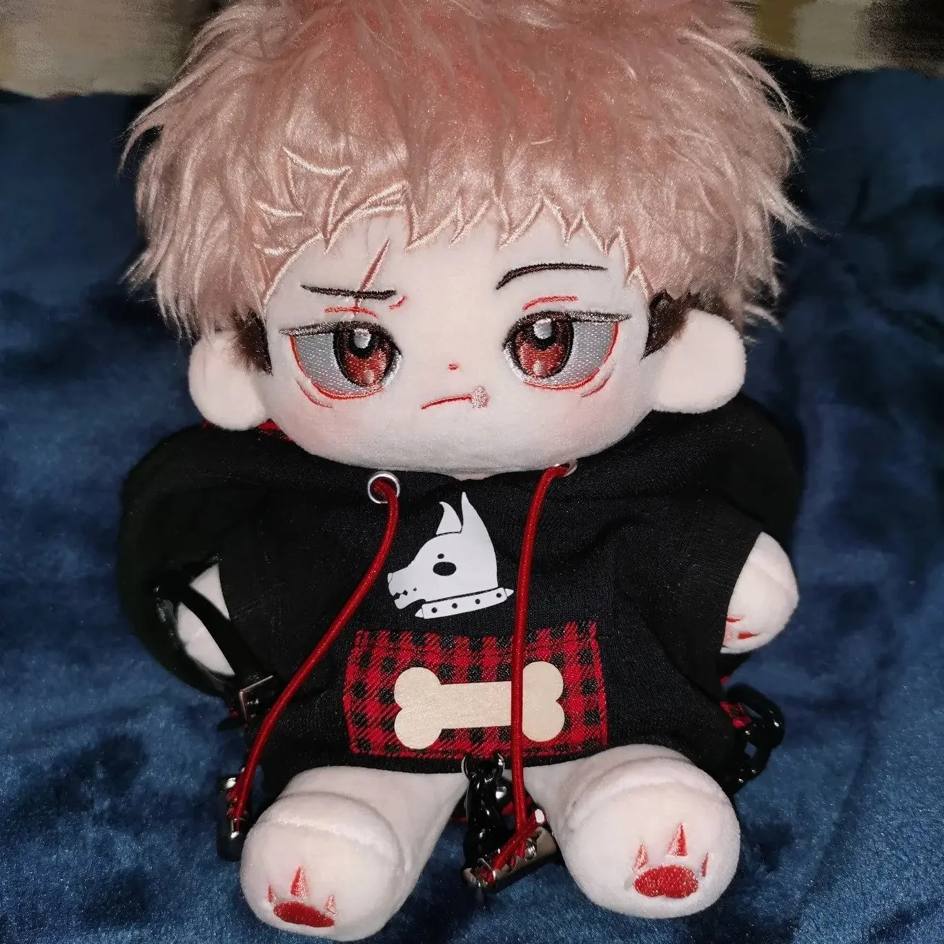 

20cm Dress-up Plushie Dolls Anime Game Itadori Yuji Kawaii Monster Cotton Stuffed Plush Doll Body Cosplay Gift Toys In Stock