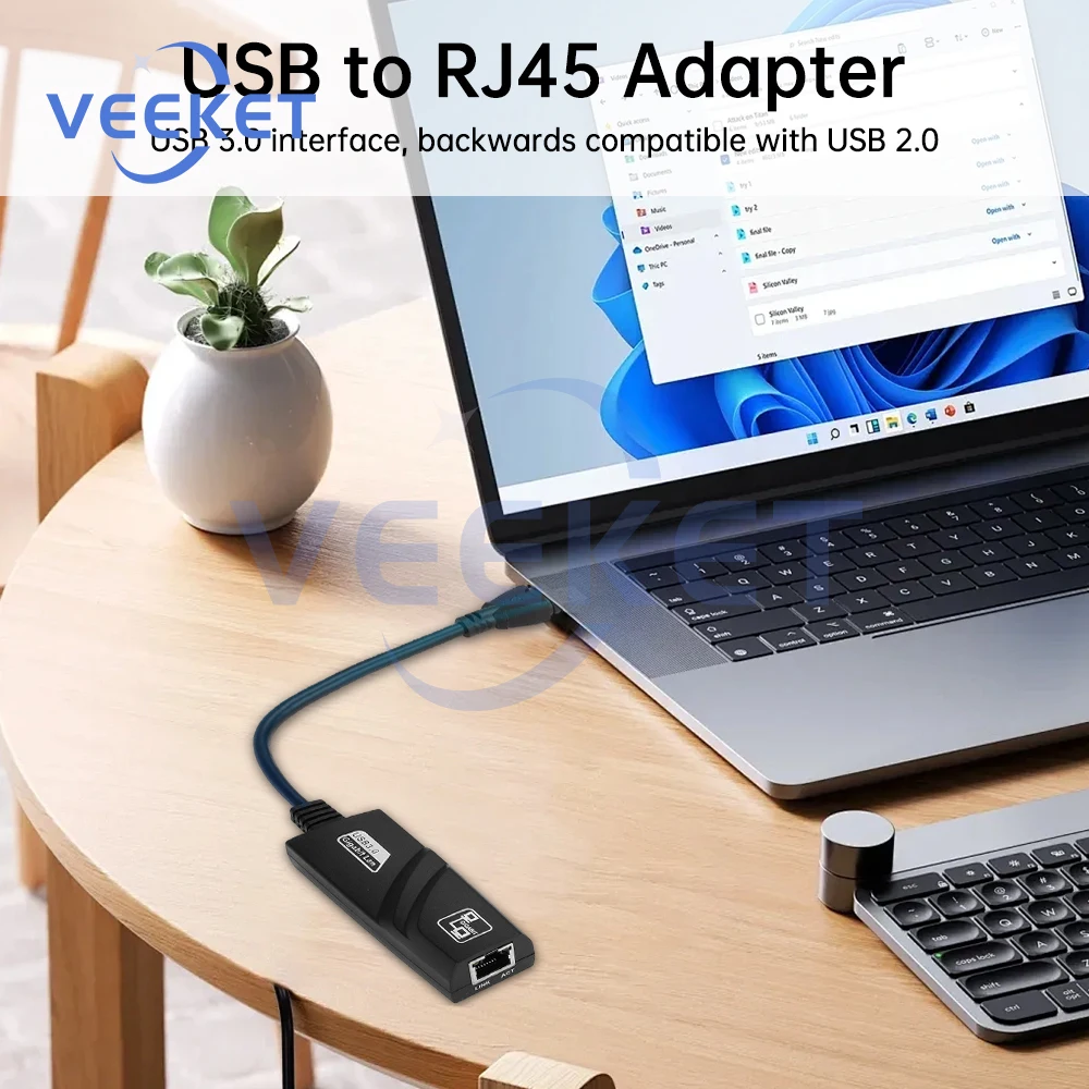 External Drive Free 3.0 Gigabit Ethernet Card USB to RJ45 Adapter for Xiaomi Mi Box PC Windows 10 USB 3.0 Network Card Adapter