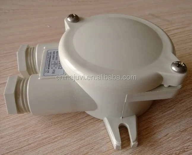 Caixa de junção impermeável do PVC, conector marinho do cabo, JXS202, 10A, nylon, IP56