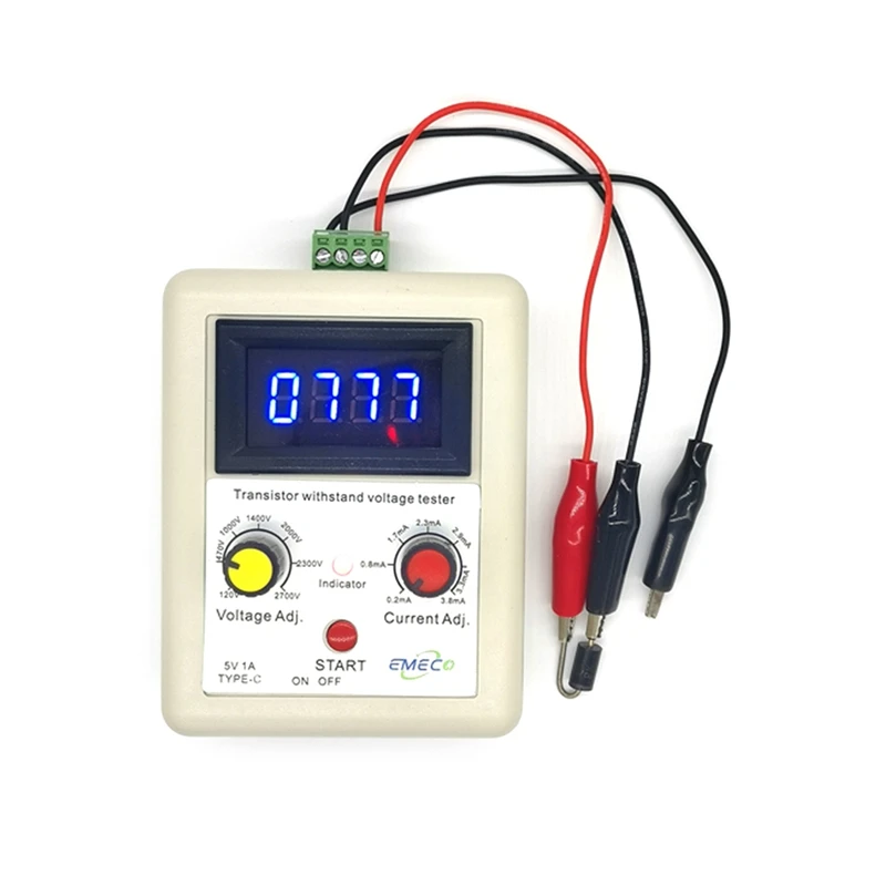 110V-2600V IGBT Voltage Capability Tester Diode MOS Triode Digital Voltmeter Tester Portable Withstand Voltage Tester