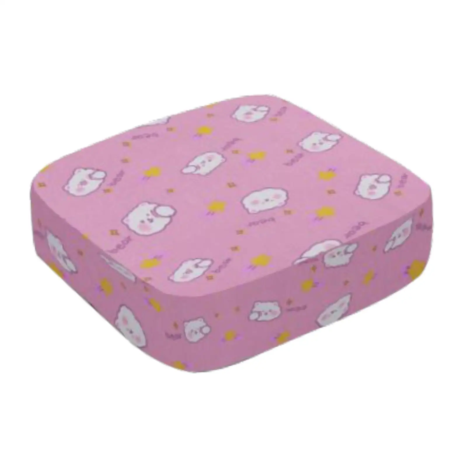 Portable Booster Seat Chair Cushion Washable Non Slip Height Adapter for Children Dining Chair Table