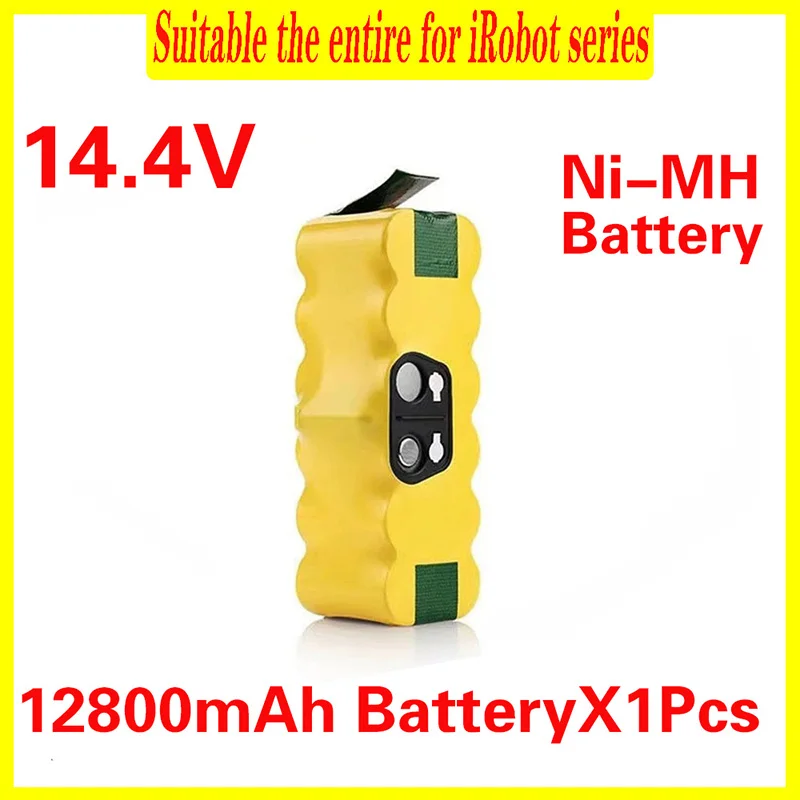 14.4V 12800mAh Ni-MH Battery for iRobot Roomba 500 510 530 532 534 535 540 550 560 562 570 580 600 610 700 760 770 780 800 980