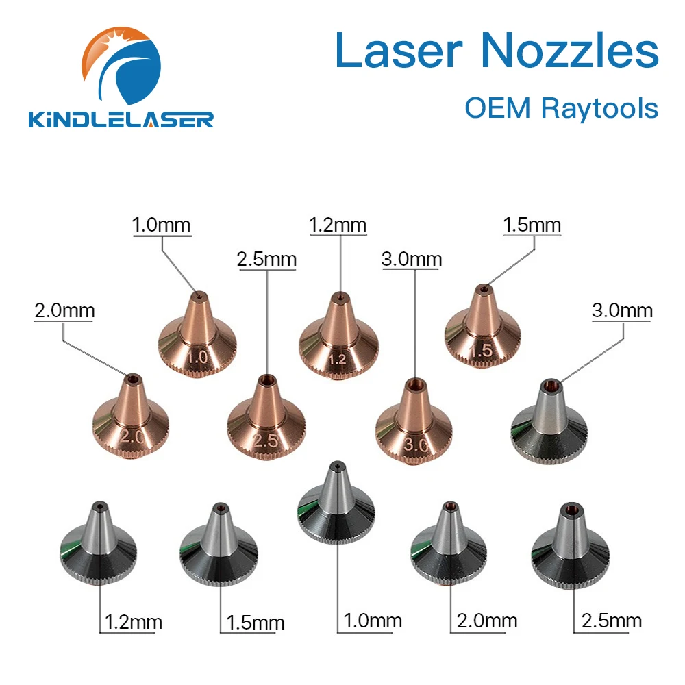 Imagem -05 - Kindlelaser 3d Laser Bocal m8 Dia.15 mm H19 mm Raytools 3d Único & Dupla Camada de Corte Bocal para Raytools 3d Bt240s Bm109