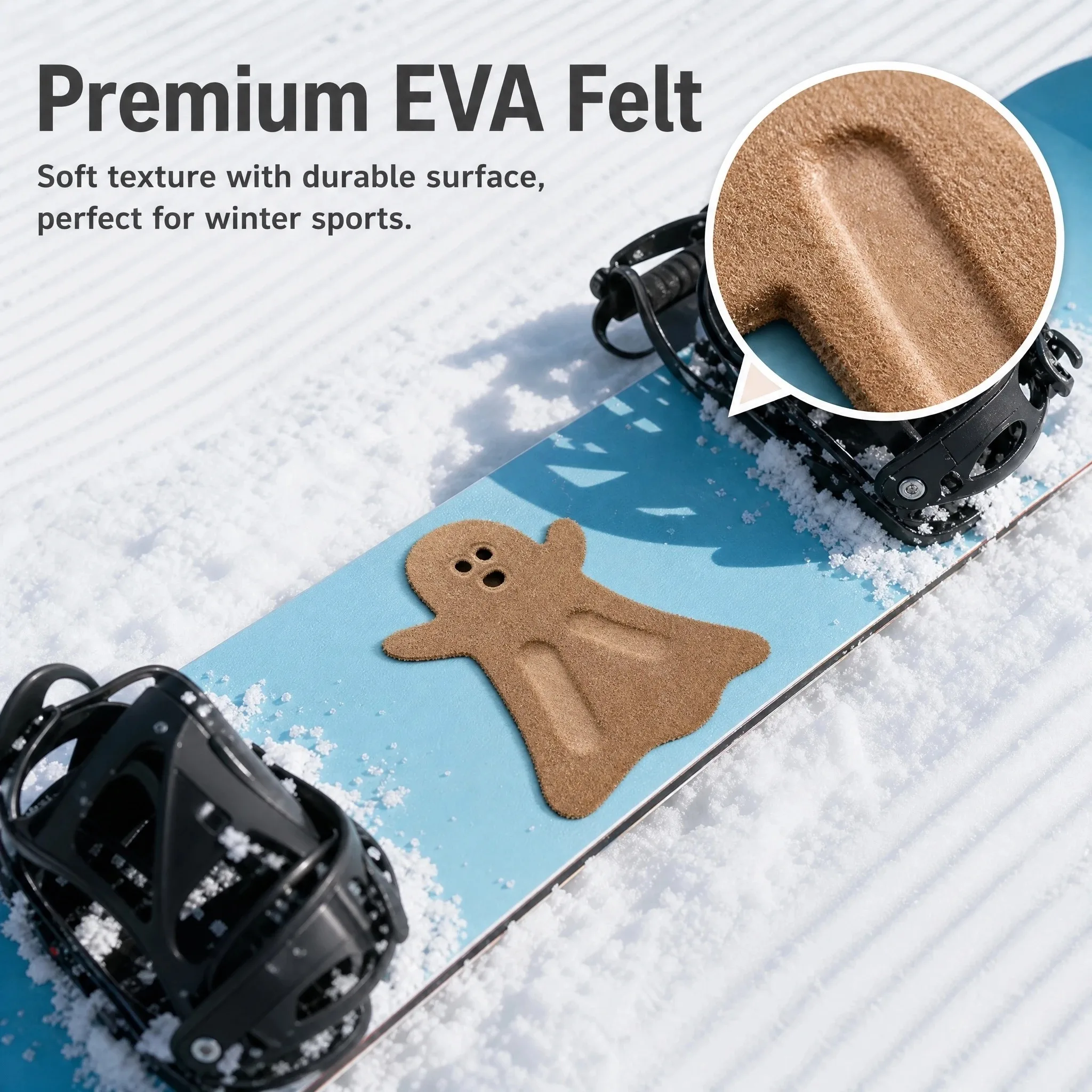 Halloween EVA Anti-slip Snowboard Sticker Ghost Pumpkin Bat Shape Self-Adhesive Ski Board Traction Stomp Pad Winter Sport Decor