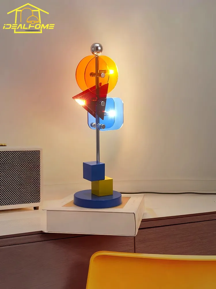 Atmosphere Memphis Designer Table Lamp LED G4 Minimalist Colorful Modern Desk Lights Bedroom Bedside Study Living Room Studio