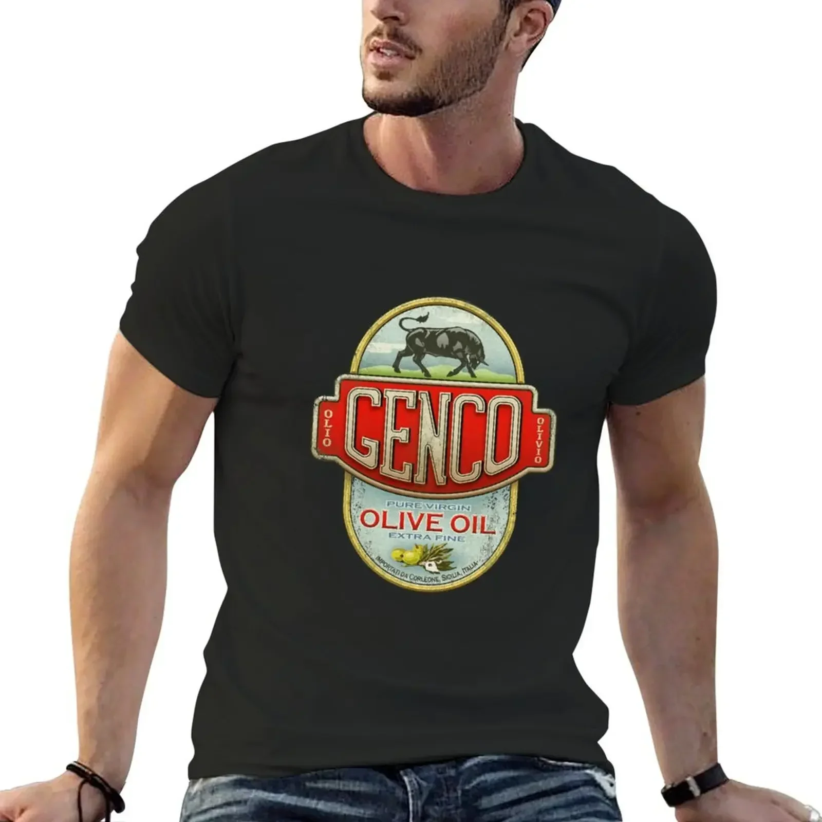 

The Godfather Genco Olive Oil Co T-Shirt designer shirts anime stuff men tshirt