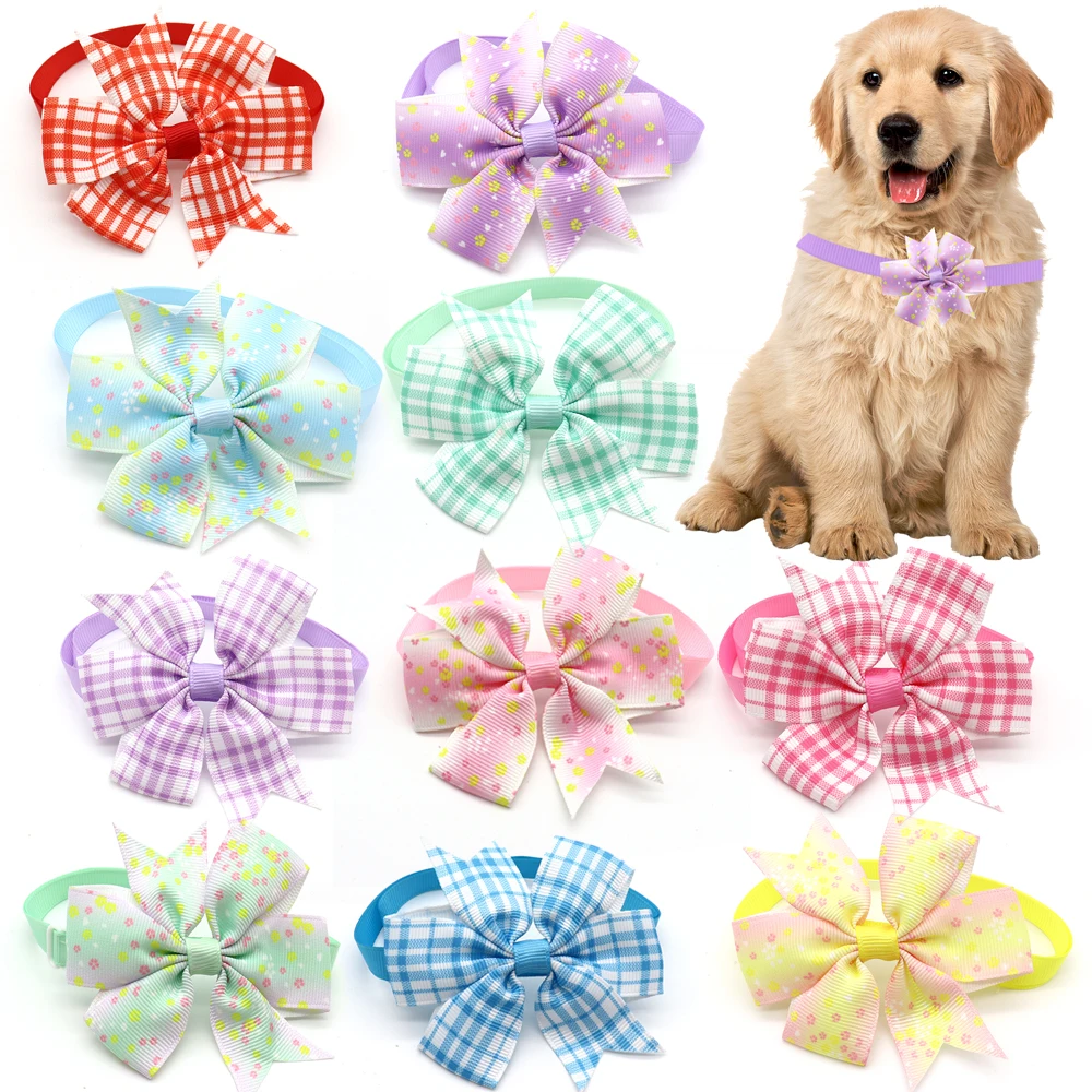 

30/50 Pcs Pet Dog Bow Ties Doggy Pet Grooming Accessories Cute Bowknot for Small Medium Dogs Bow Ties Necktie Pet Dog Supplies