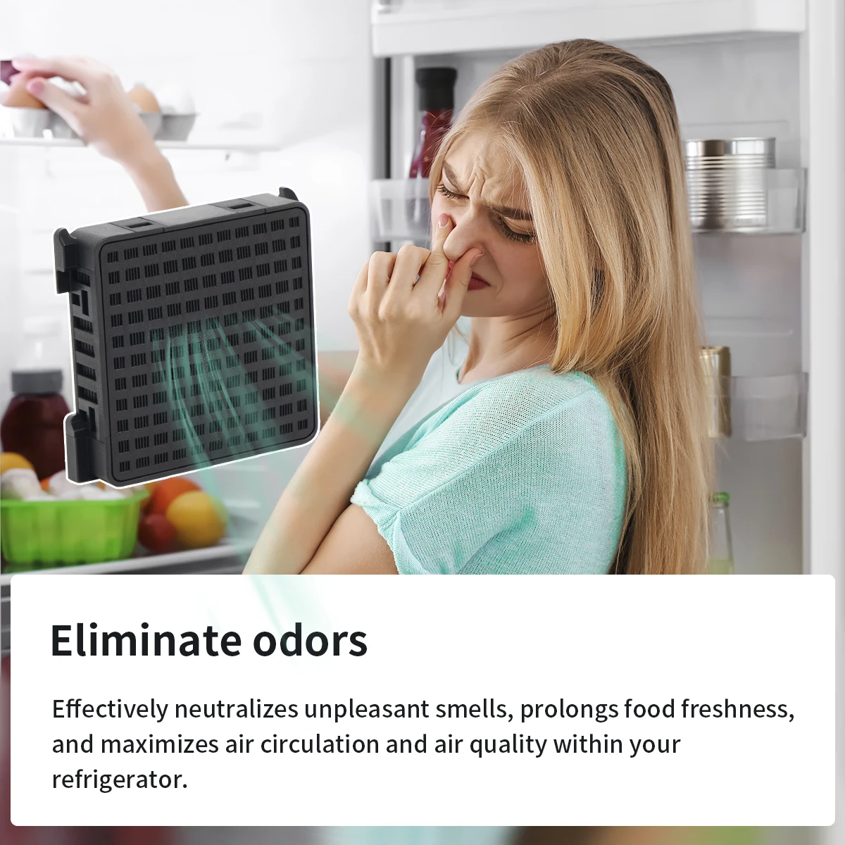 فلتر الهواء النقي لثلاجة ليبهير 9096989 988246000 988246001 9882429 9882460 7440021-00 فلتر الكربون المنشط للثلاجة