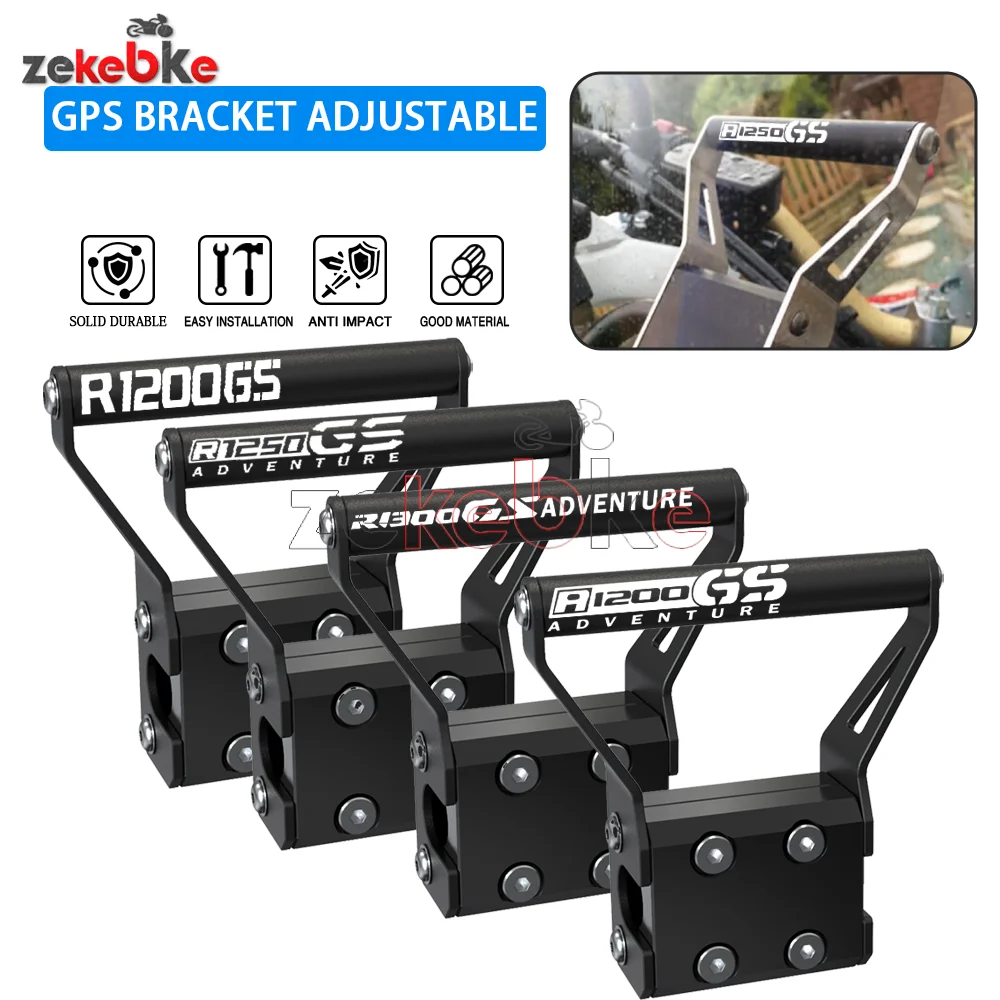 FOR CRF1000L Africa Twin R1300GS Adv R1250GS Tenere XTZ1200 Stand Holder Supporter Phone GPS Navigation Plate Mounting Bracket