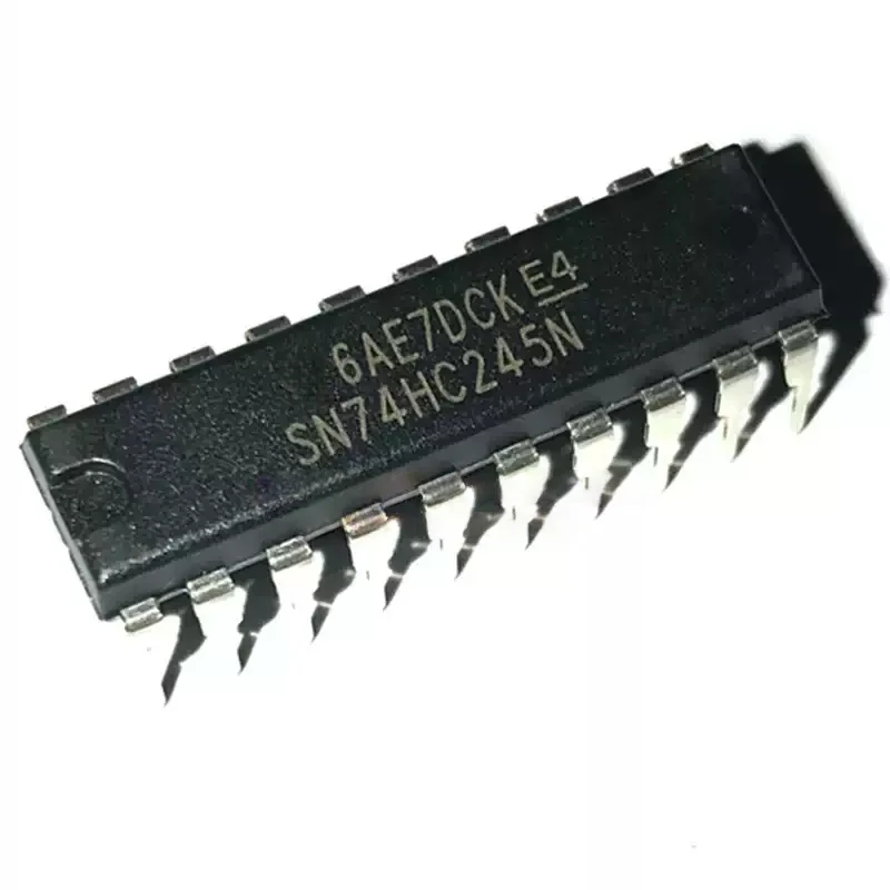 10PCS SN74HC245N 74HC245N HD74HC245P DIP-20 brand new original eight phase tri state bus transceiver logic chip