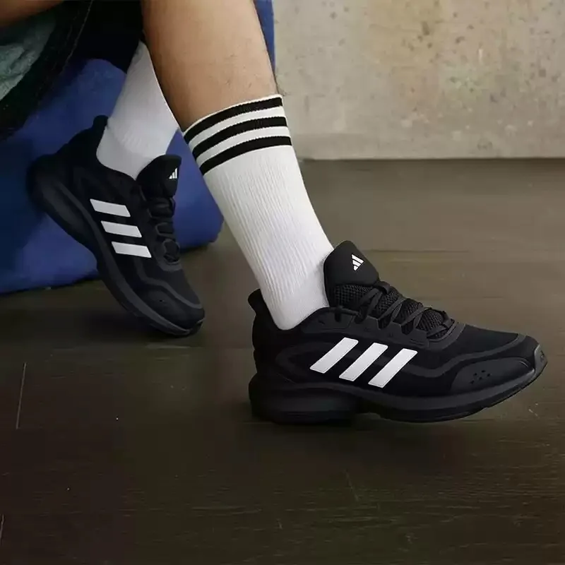 Adidas men's running shoes for autumn, mesh surface, comfortable breathable lightweight suitable for sports activities HQ7558