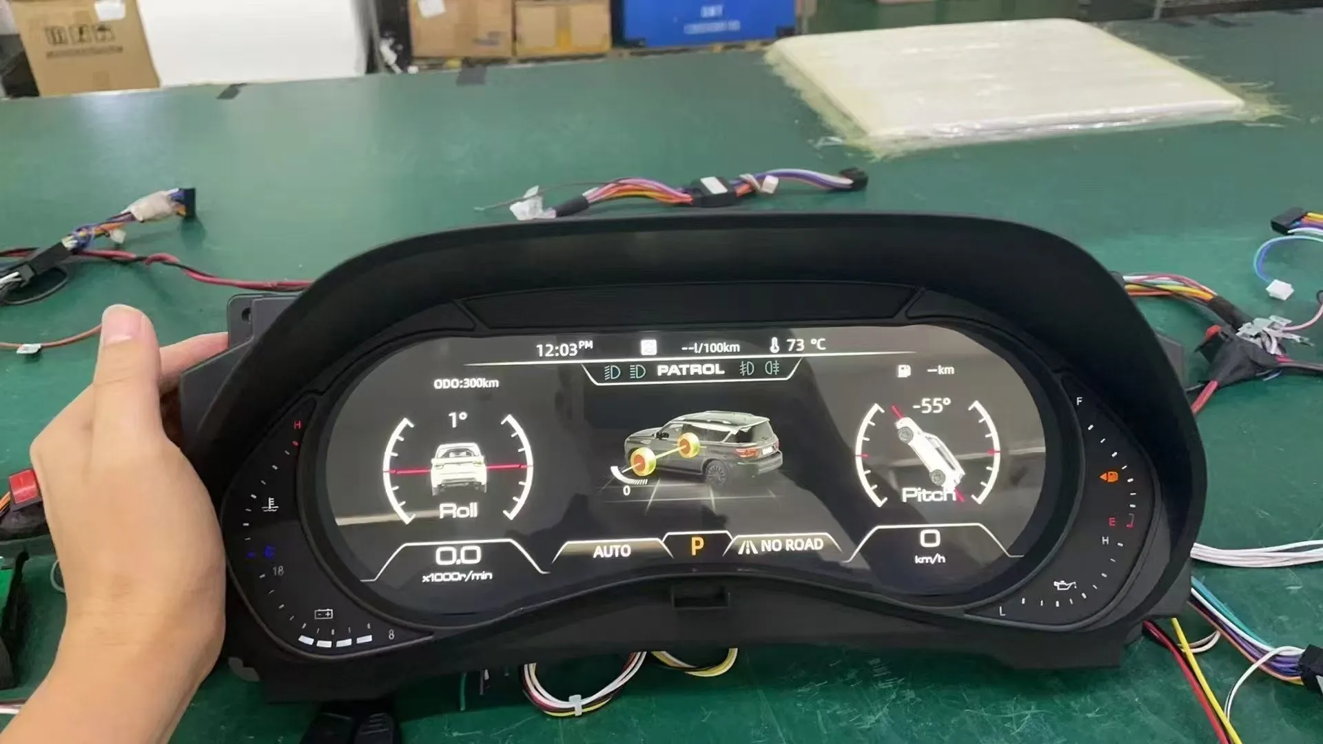 

Speedometer Digital Cluster for Nissan Patrol Y62 Armada/ Infiniti QX80 2010-2021 Virtual Dashboard /Instrument