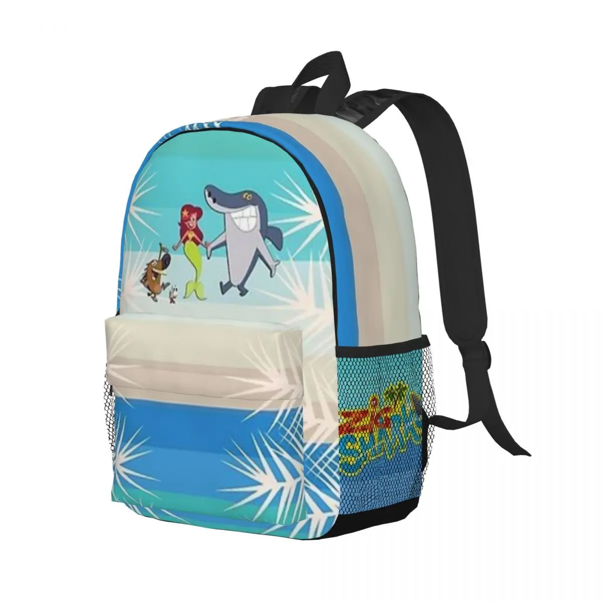 New Fashion Zig And Sharko Cartoon Game Waterproof Backpack Trendy Girls Boys Laptop School Book Bag