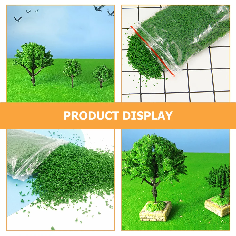 3 Bags Fake Lawn Material Artificial Moss Plant Powder Sponge Tree Model Realistic Bonsai Building