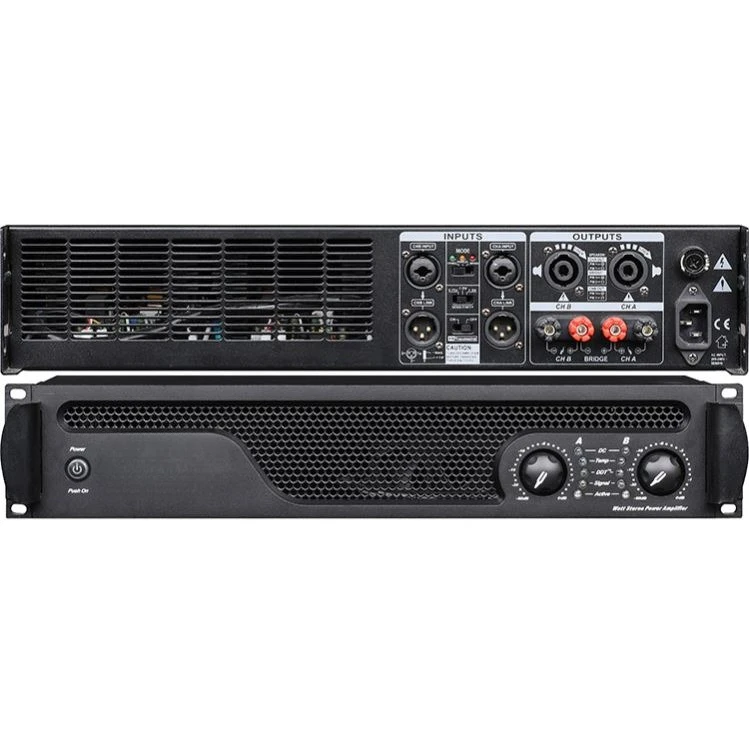 Factory X7000 2x1500W 4ohm Class TD Model Audio Power Amplifier Input Connection Socket Digital Amplifier