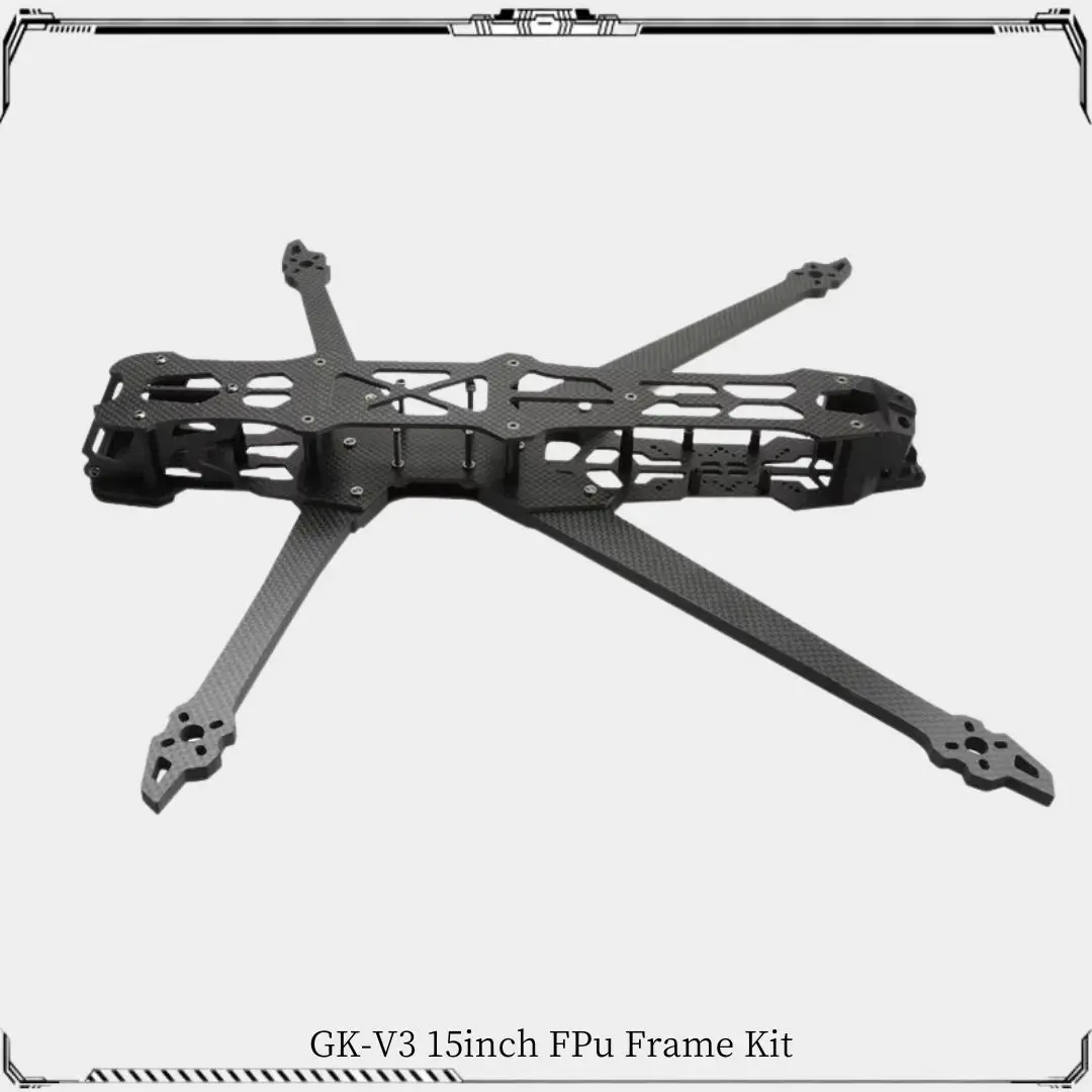 GK-V3 15 polegada FPV Frame KIT 680mm distância entre eixos V3 fibra de carbono para RC FPV Freestyle Long Range Racing Drone Quadcopter