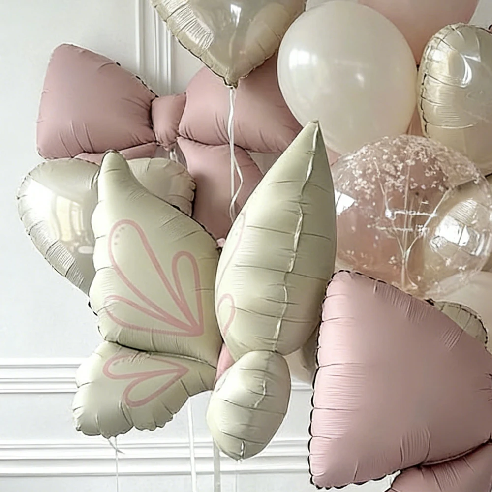 32 Zoll Milchweiße Digitale Ballons 0-9 Schmetterlings- und Schleifenförmige Ballons für Geburtstagsfeiern und Jubiläumsdekoration – Detail 5