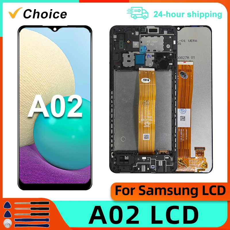 6.5\'\' For Samsung Galaxy A02 LCD SM-A022M/DS Display SM-A022F/DS SM-A022M Display Touch Screen Digitizer Assembly Replace Parts