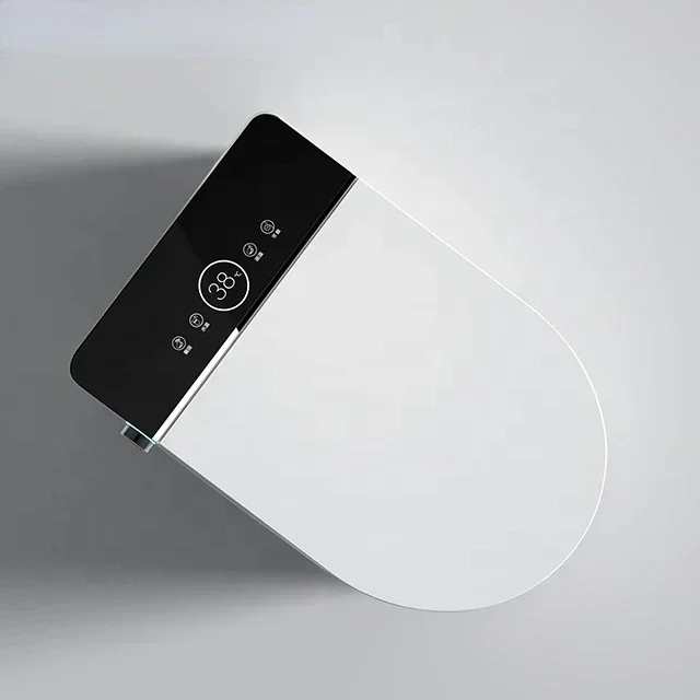 

new design concealed tanks elongated black toilet intelligent automatic wc toilets
