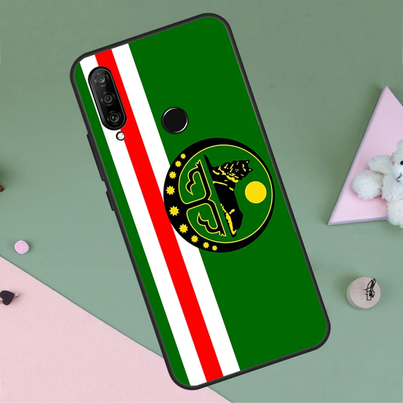 Chechen Chechnya Flag Case For Huawei Mate 60 Pro P60 P40 P30 Lite Nova 5T 3i 8i 11i Nova 9 10 SE Y60 Y61 Y70 Y90