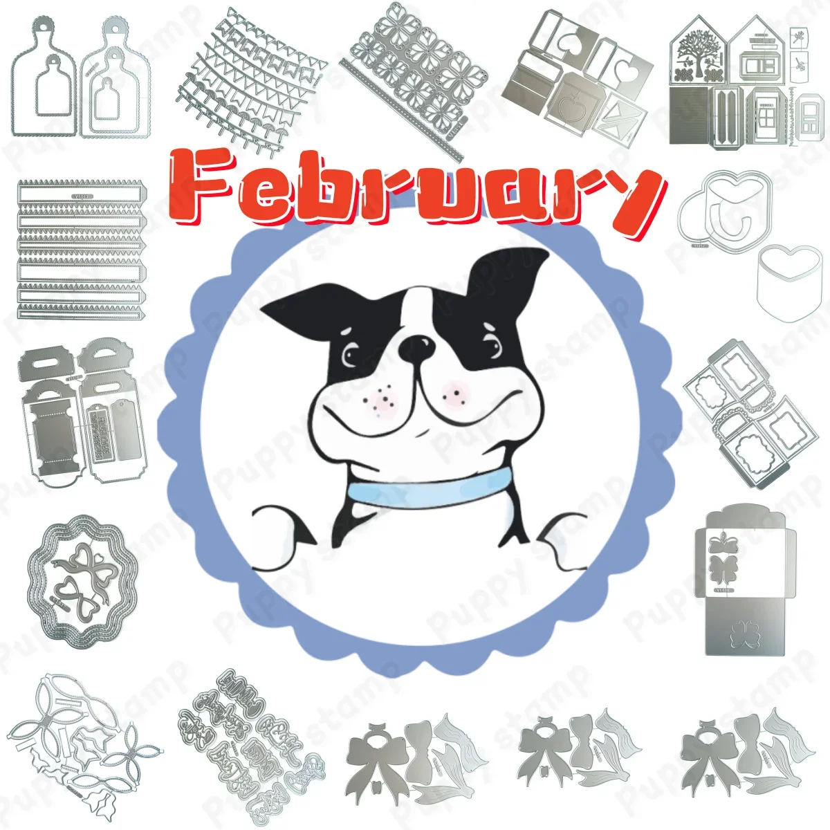

February 2026 Release Metal Cutting Dies for DIY Making Card Scrapbook Embossed Paper Album Craft Supplies Template Decoration