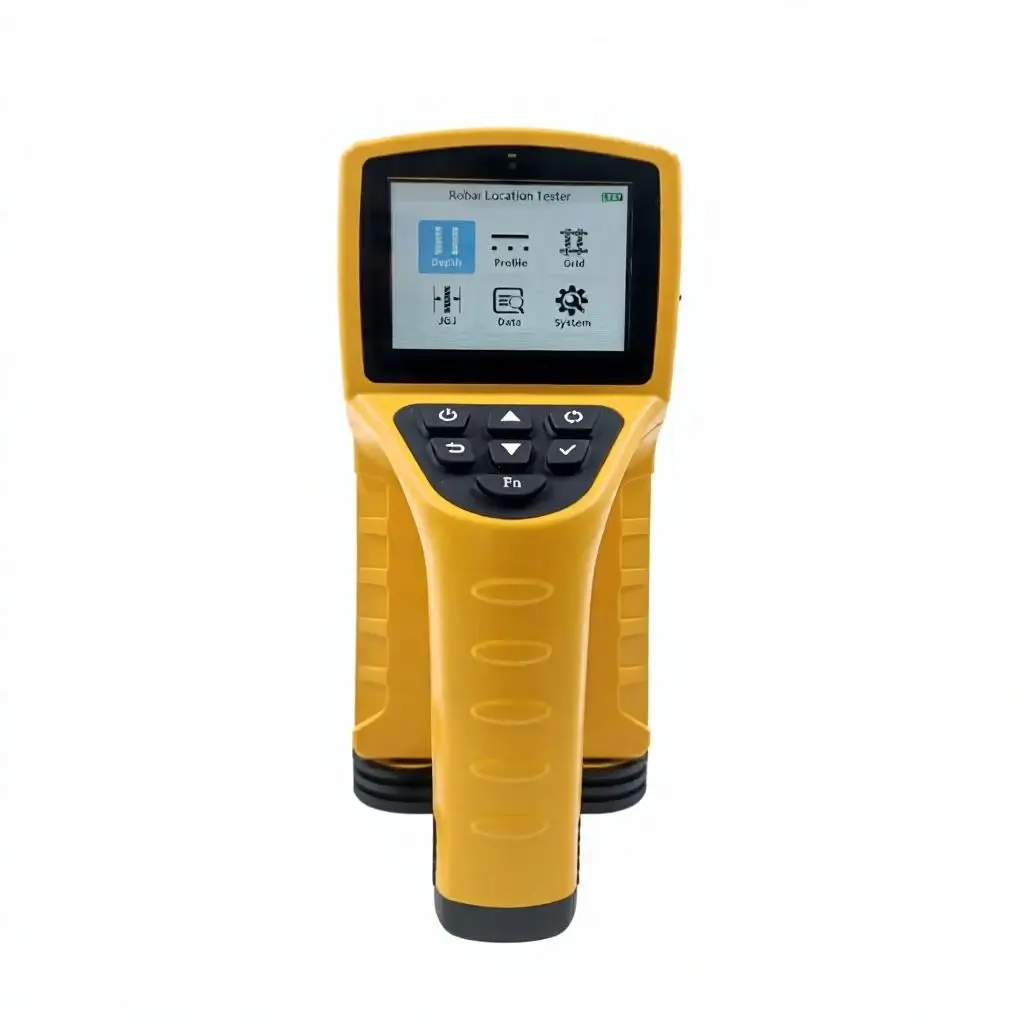 Professional High Accuracy 0.1%~0.5% Steel Bar Detector Laser Positioning Portable Concrete Rebar Scanner 220V Sz Testing