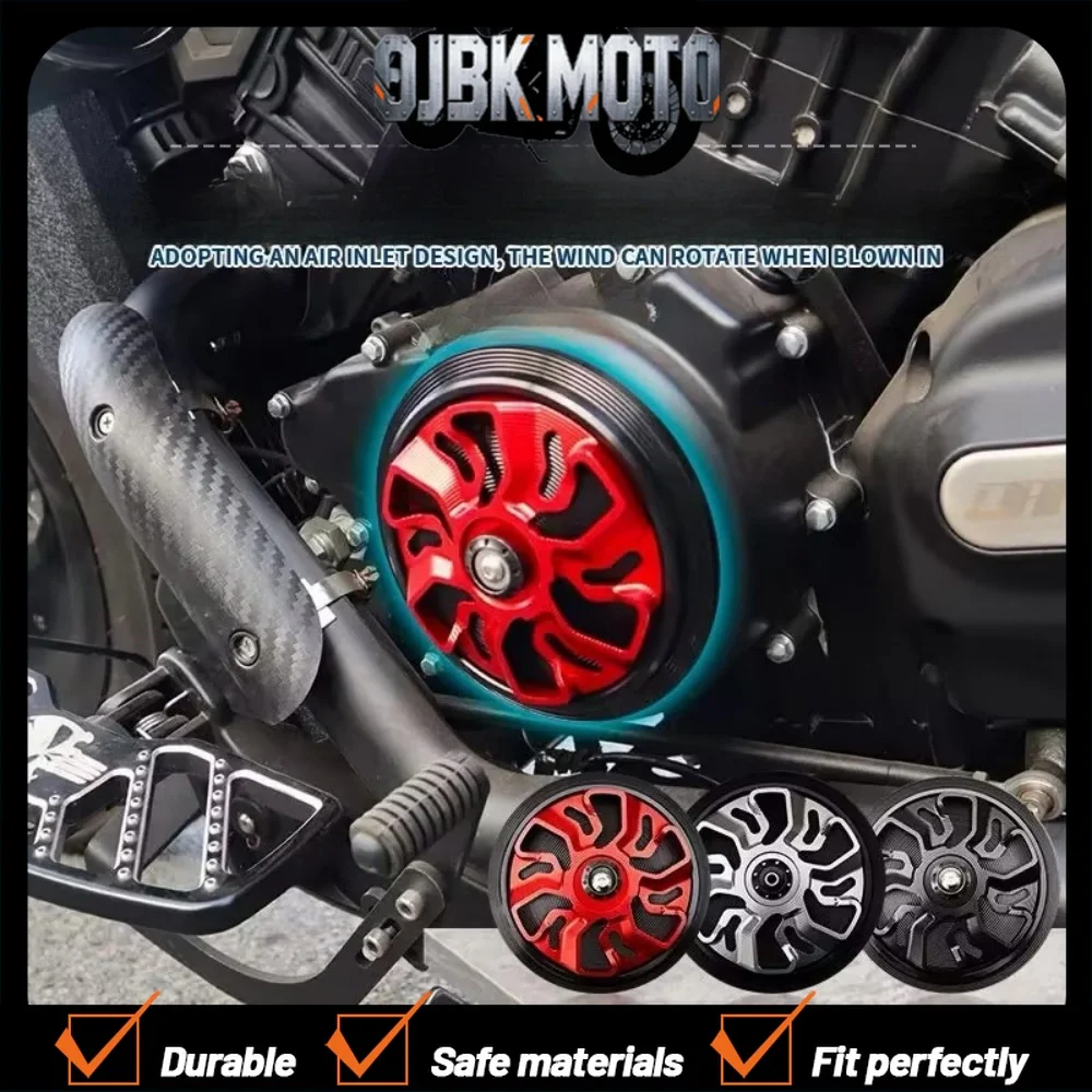 FOR BENDA Dark Flag 500 Motorcycle Modified Engine Electromagnetic Cover Rotating Cover Decorative Cover Accessories