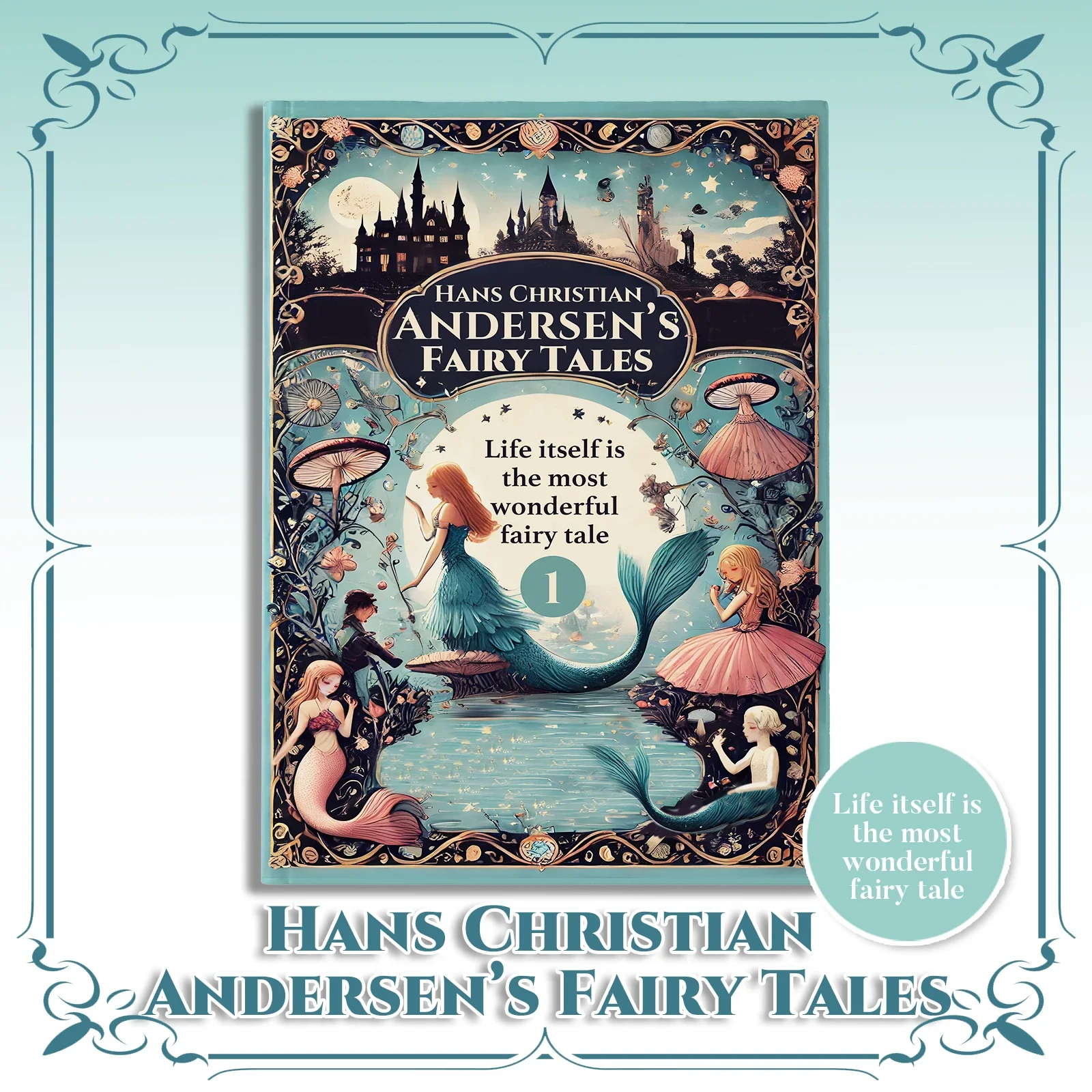 

1 шт. Классические сказки Андерсена с иллюстрациями для детей, чтобы улучшить знание английского языка