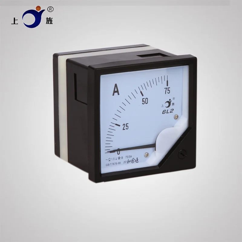 6L2 AC Analog Panel Ammeter Current Ampere Meter 1A 2A 3A 5A 10A 20A 30A 100A/5A 150A/5A 200A 300A 500A Mechanical Current Meter