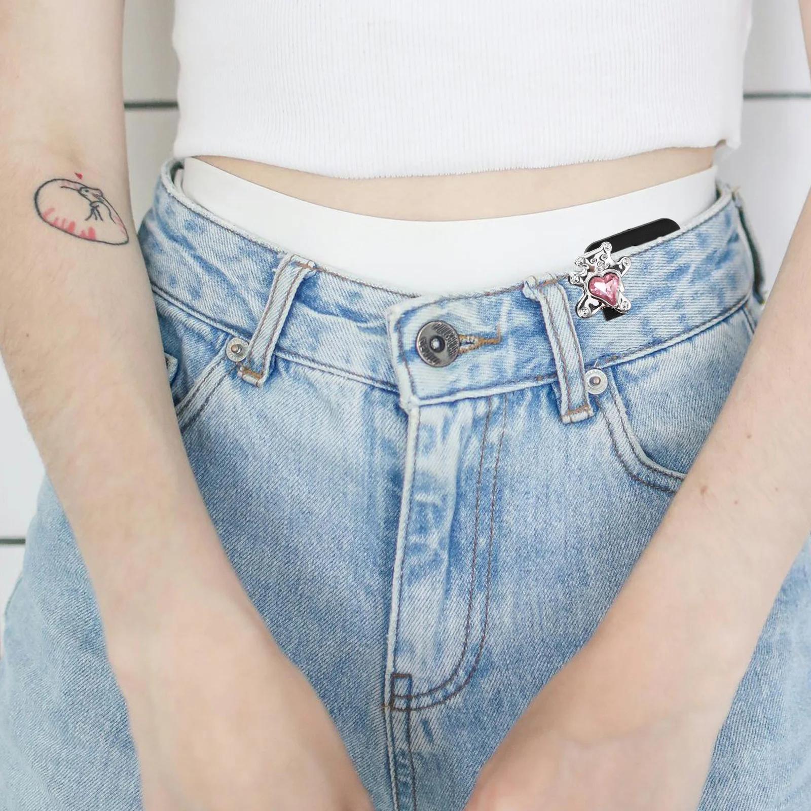 10 قطعة قابل للتعديل حزام المشدود كليب مشد للخصر للجينز السراويل التنانير بنطلون الخصر حجم الضابط السراويل المشدود دبوس