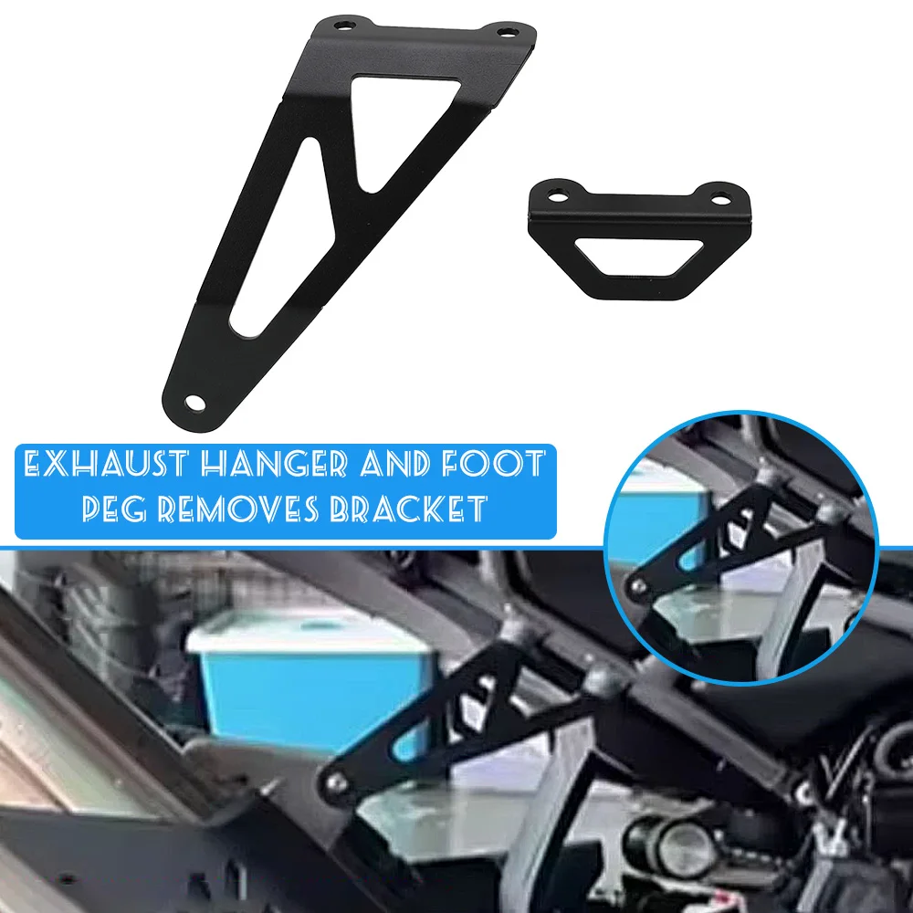 

Motorcycle Accessories Iron Exhaust Hanger and Foot Peg Removes Bracket CFMOTO CF MOTO 450MT IBEX 450 ibex450 2024-2025-2026