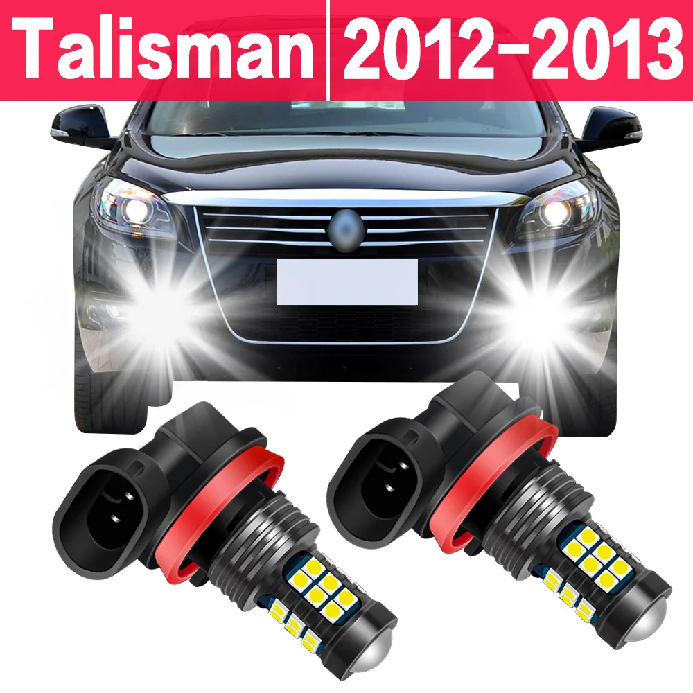 2X Car LED Fog Light Bulb For Renault Talisman 2012 2013 Accessories Automoble Front Fog Light White